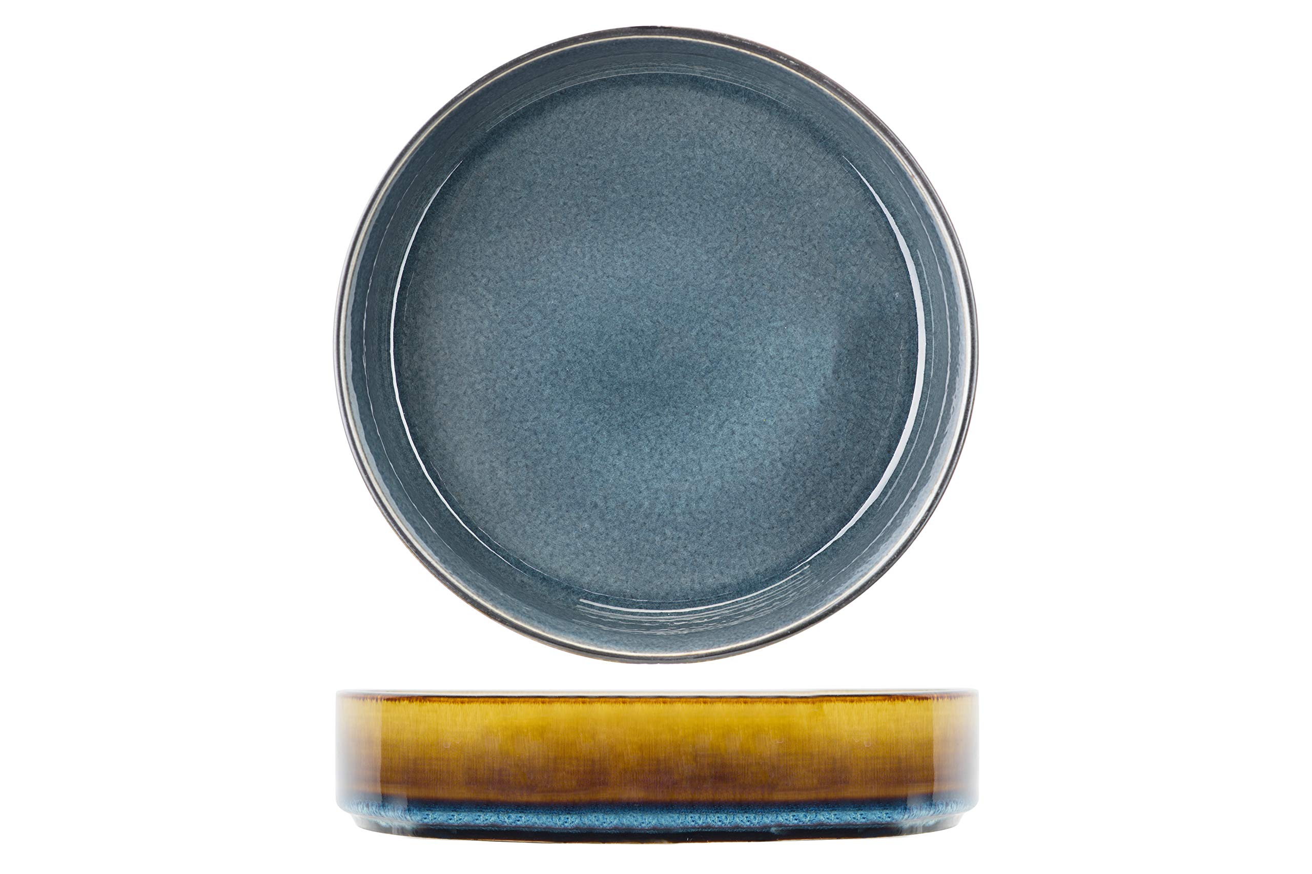 Cosy & Trendy Set of 3 Porcelain Soup Bowls Quintana Blue D 23cm