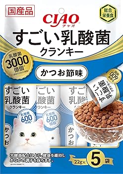 Amazon | いなばペットフード すごい乳酸菌クランキー かつお節