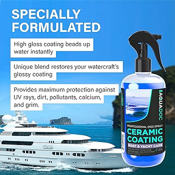 Amazon.com: Boat Cleaner Wax - Ceramic Sio2 Sealant & Boat Ceramic