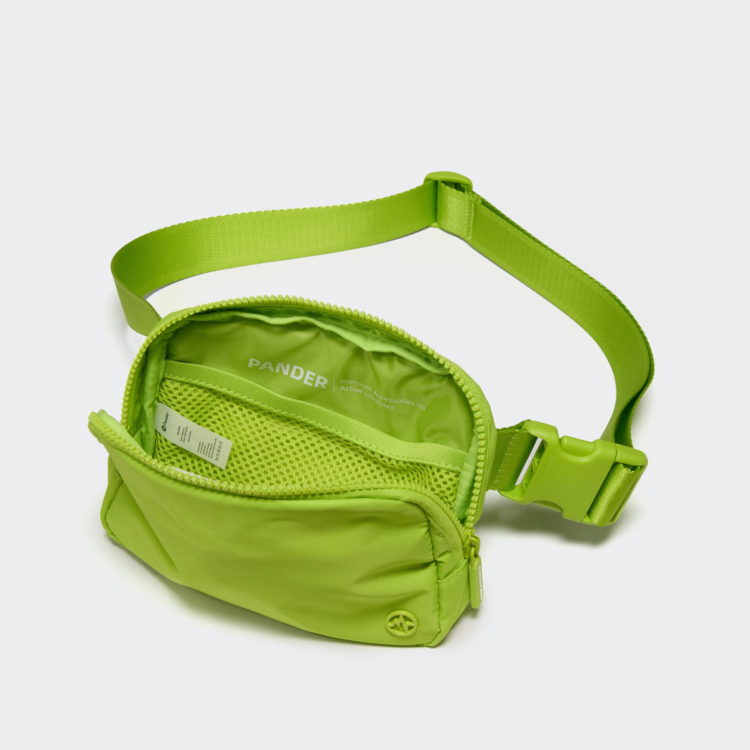 Pander Nylon Fanny Pack for Women, Two-Way Zipper Crossbody Bag view 6