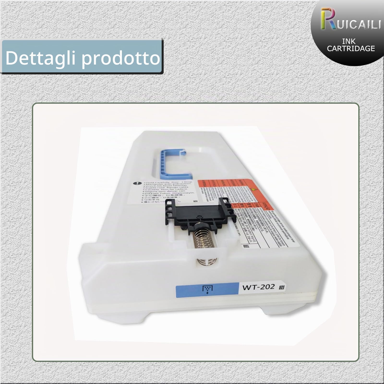 WT-202 WT202 - Scatola di toner usata, compatibile con lavori di ricambio per Canon imageRUNNER Advance C3320L C3530 C3525 C3520 C3330 C3325 C3320 C3120 C3125 C3720