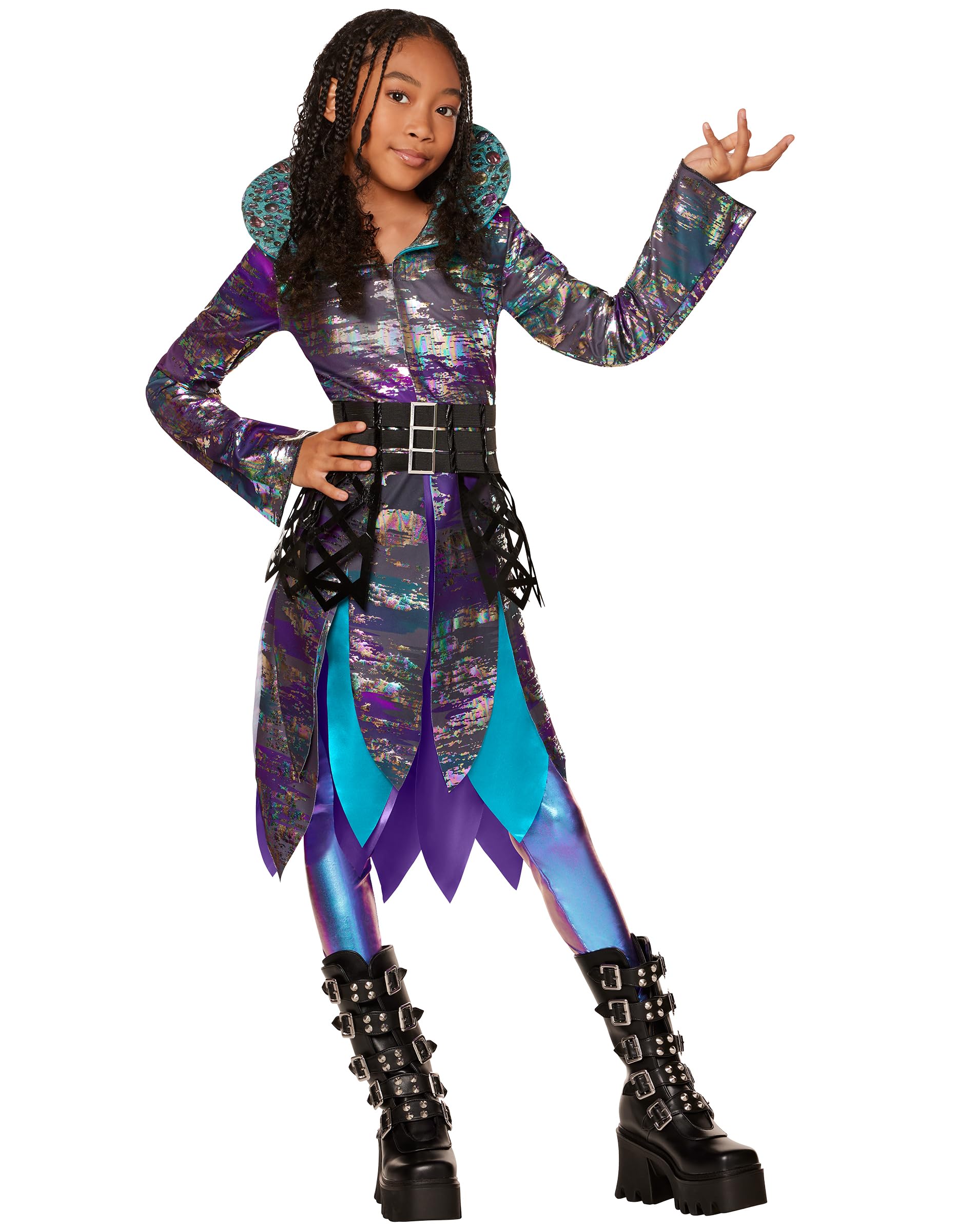 Spirit Halloween Descendants: The Rise of Red Kids Uliana Costume | Officially licensed | Disney | Uliana Outfit