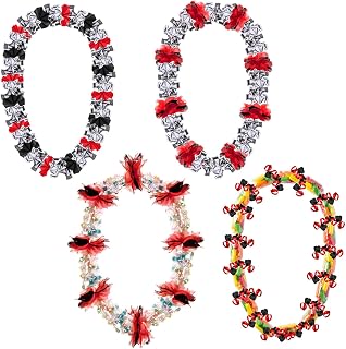JenPen 4 Set Graduation Money Lei Class of 2026 Candy Lei Kit with Flower DIY Grad Ribbon Necklace Congrats Grad Party