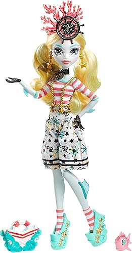 Monster High Muñeca Lagoona Blue Shriekwrecked con estilo náutico macabro disponible en Yaxa Colombia