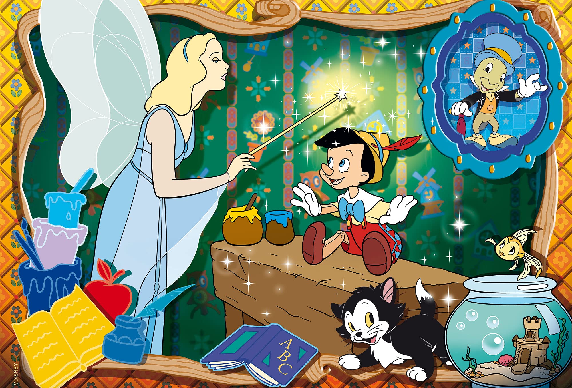Liscianigiochi Puzzle DF Maxi Floor 24 Disney Classic Other Bambini, Multicolore, 86672