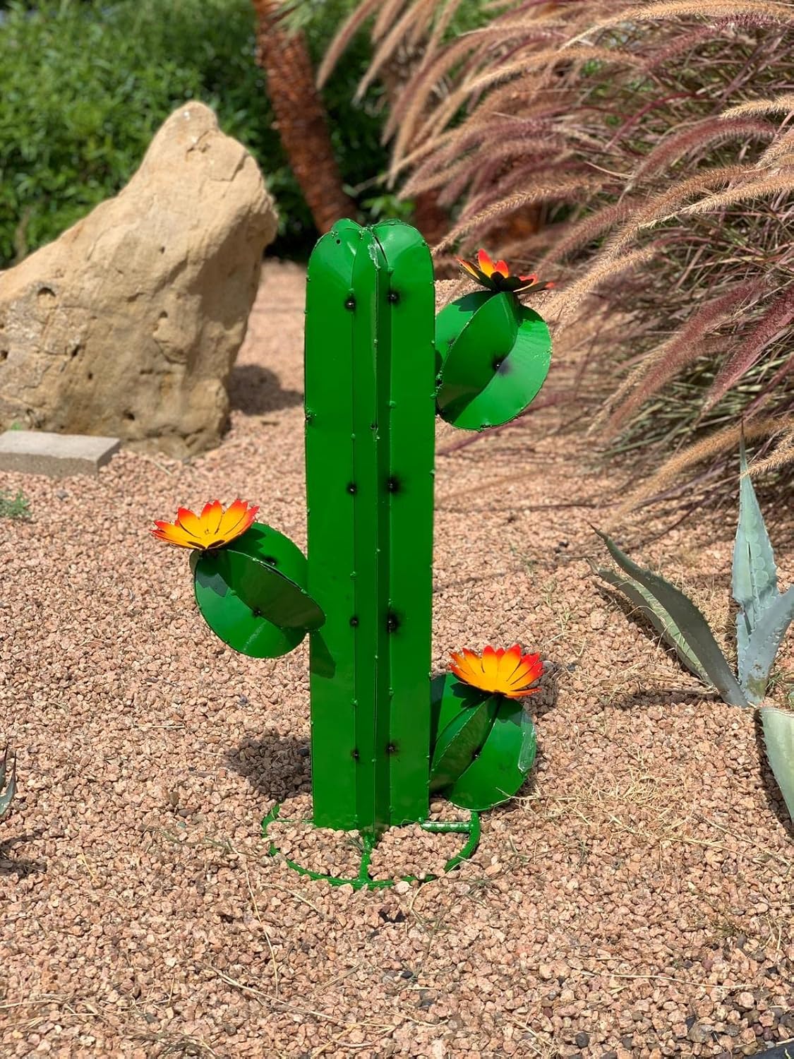 Metal Saguaro Cactus - Garden Art
