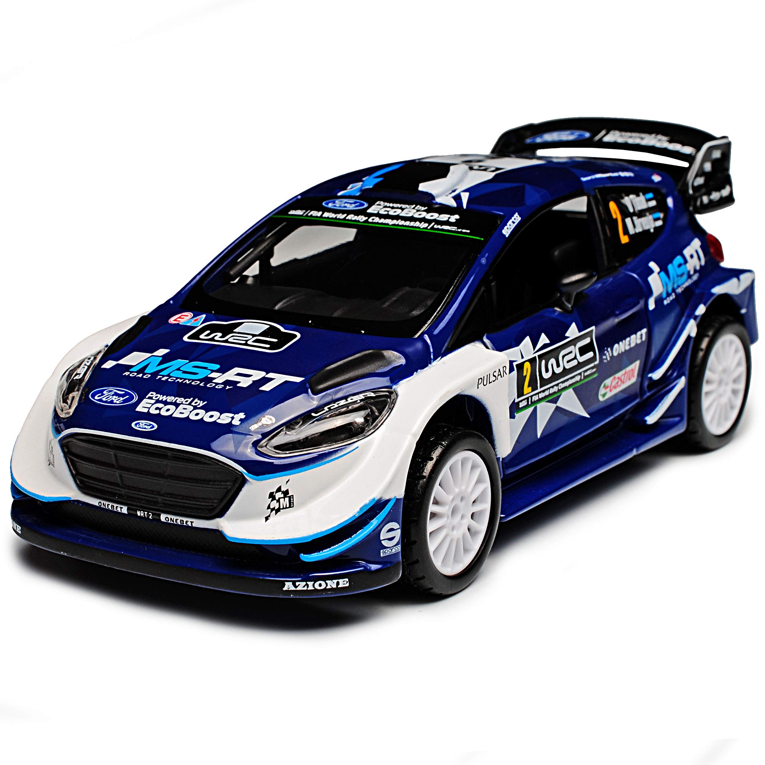 Bburago Ford Fiesta WRC M-Sport 2017 Ott Tänak 1/32 Modell Auto