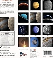 Vista 79 de RED EMBER Astronomy 2026 Wall Calendar 12 Month 12" x 24" Open Thick & Sturdy Paper Giftable Calendar 2026