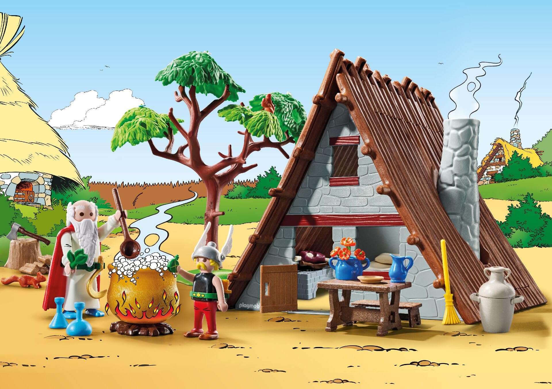 Visiter la boutique Playmobil Playmobil | Asterix | La Maison d'Astérix | Jeu Astérix | Astérix et Obélix | Jouet d’Aventure pour Enfants de 5 Ans et Plus | 71828 in use