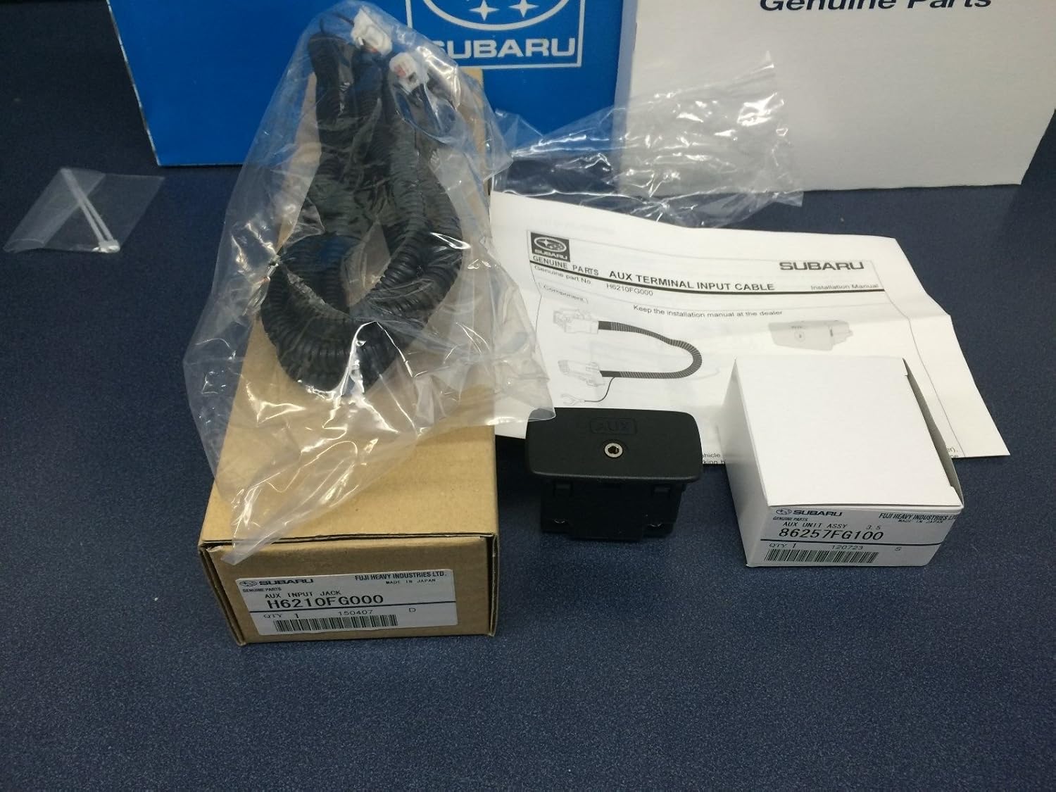 Subaru 2008 to 2011 Impreza WRX Sti Auxilary Input Audio Jack OEM NEW Genuine H6210FG000 USB