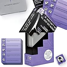 Authentic Agility Why Can't We All Just Get Along Game – 500-Question Icebreaker for Engaging Political & Religious Discussions with Friends, Family & Colleagues