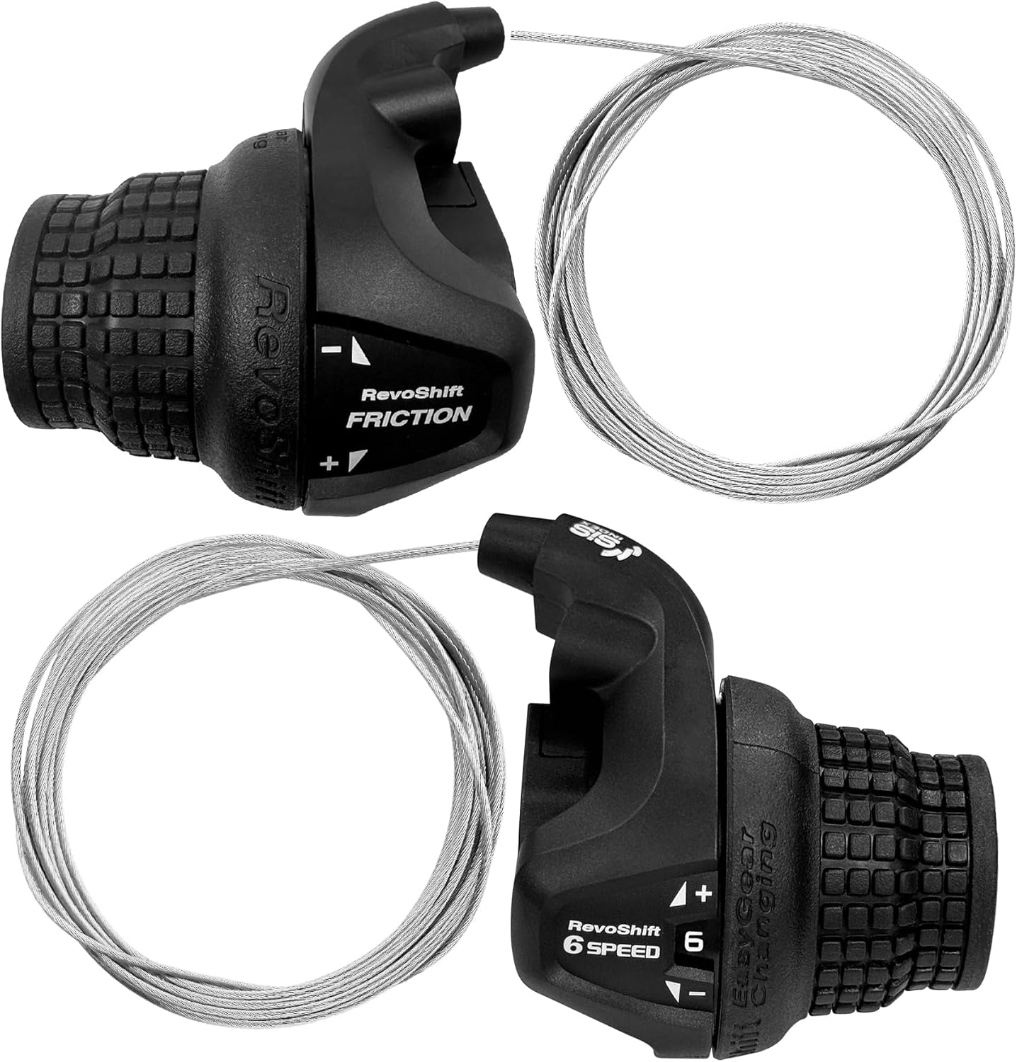 Bike Gear Shifters 3×7 Speed Left SL-RS25 21S Shift Lever Bicycle Twist Grip Thumb Gear Shifter for MTB Folding Mountain Bike