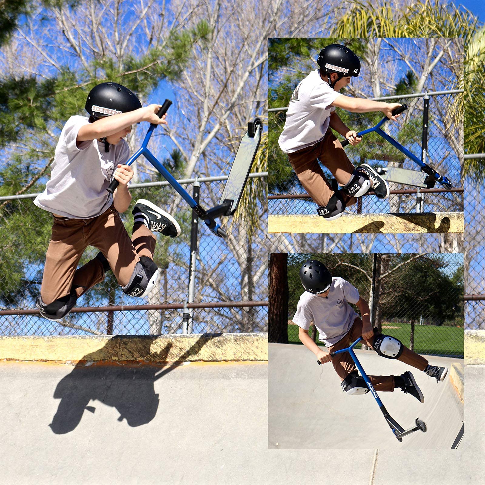 BOPSTER - Monopattino Freestyle per bambini e adolescenti - a partire da 8 anni - Trotinette a 2 ruote - Rotazione a 360°