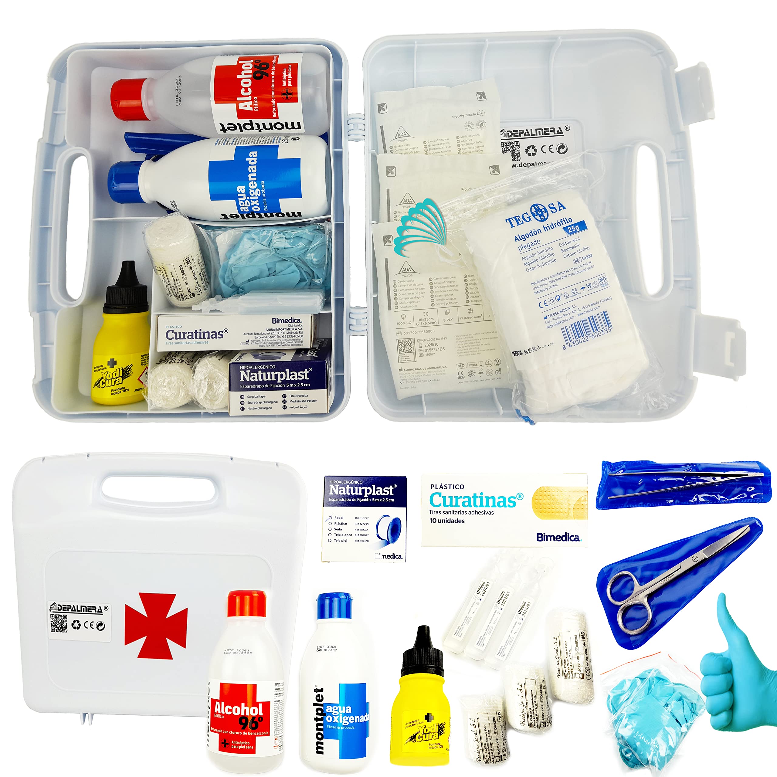 Pharma Botiquin Primeros Auxilios Emergencia Maletin Completo Homologado para Autocares Ambulancias
