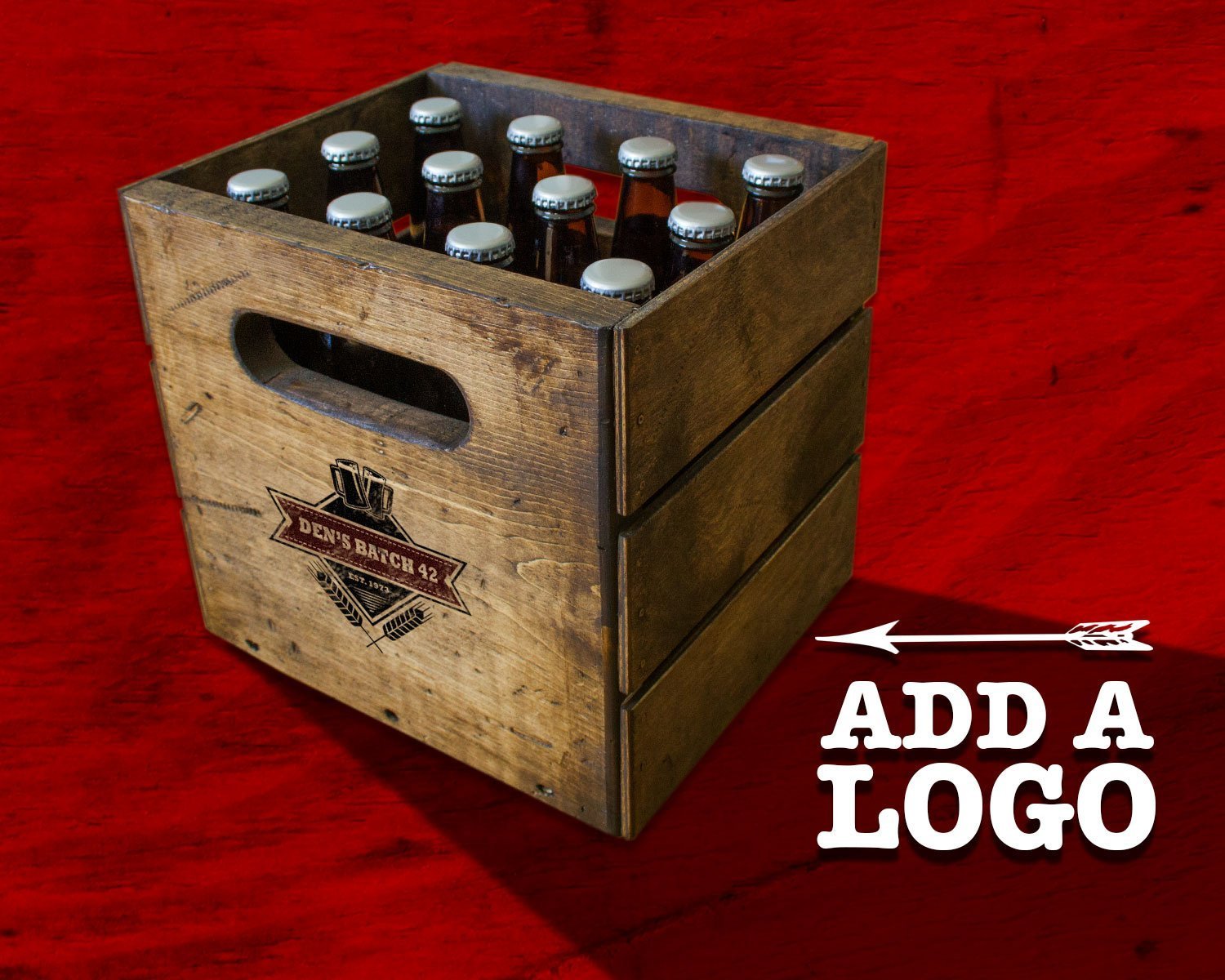 Vintage Beer Crate - 12 Bottles