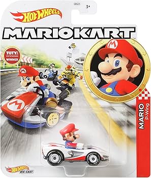 Hot Wheels SUPER RIGS target限定＆マリオカート Amazon.co.jp: Hot Wheels Mario Kart Mario with P-Wing Racer : おもちゃ