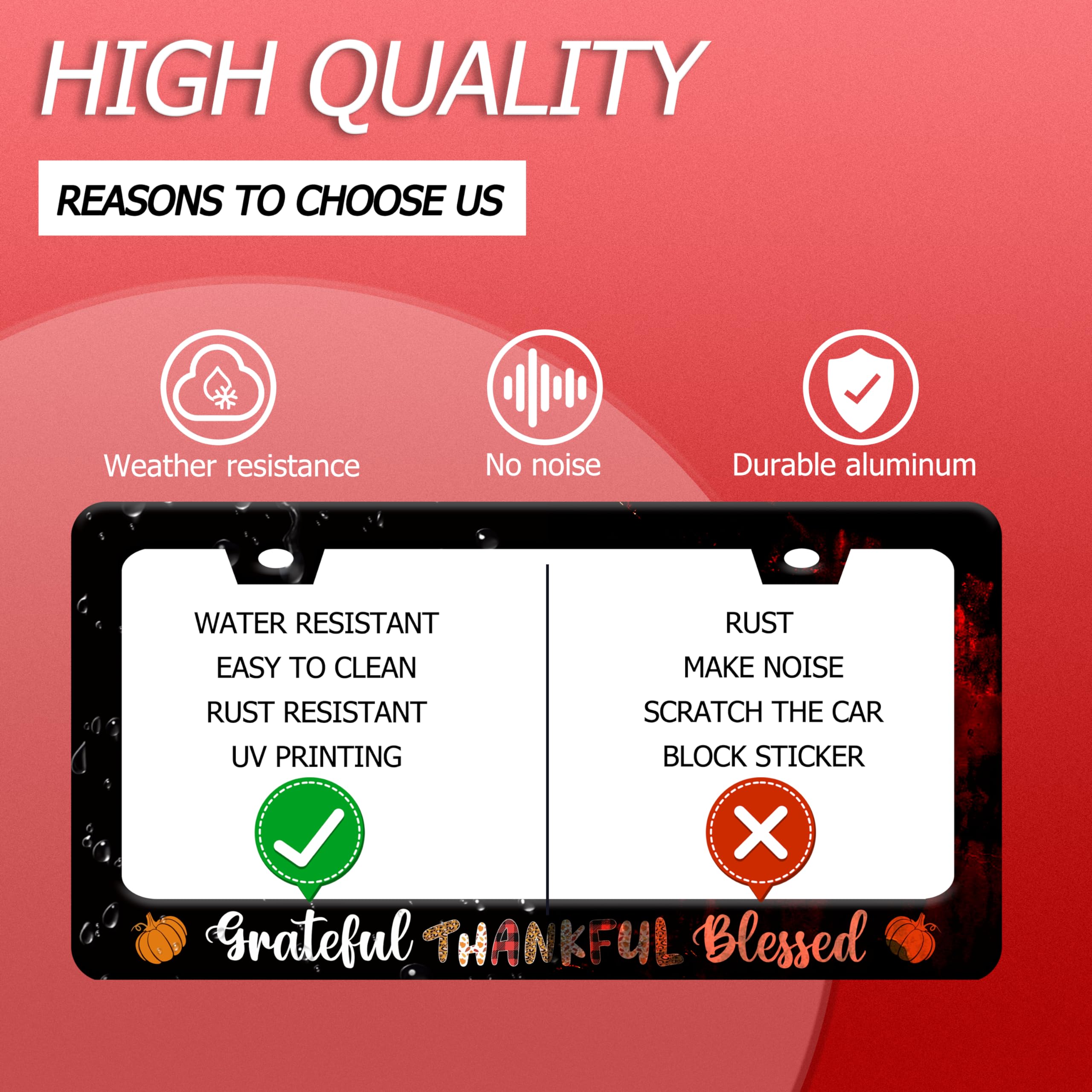 Land Cruiser License Plate Holder No Drill License Plate Holder For Toyota Land Cruiser 2013-2021 - Front Grille Mount With Anti-Theft Motorcycle Electrical