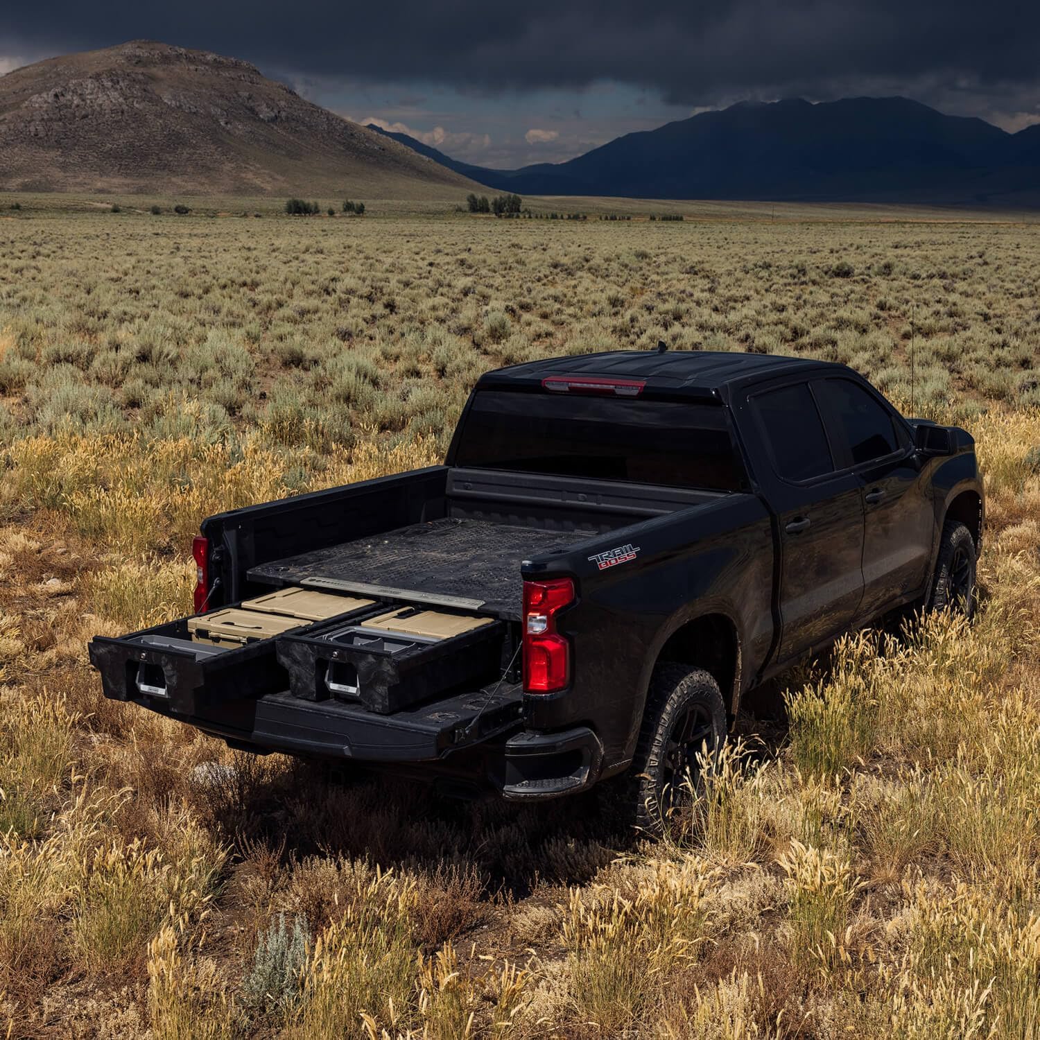 DECKED Truck Bed Storage System Includes System Accessories, Compatible with Ford F150 (2015-current) 5'6"