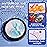 Serfeymi Small Pill Box - 3 Compartments Portable Pill Box for Purse Pocket, Compact Mini Travel Pill Case - Suitable for Medicine, Vitamin, Fish Oil, Supplements - Dark Blue(Marble)
