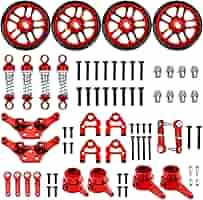 クラッシュ9 #レッドヘッド Amazon.com: Vgoohobby Metal Steering Knuckles Kit A-Arms