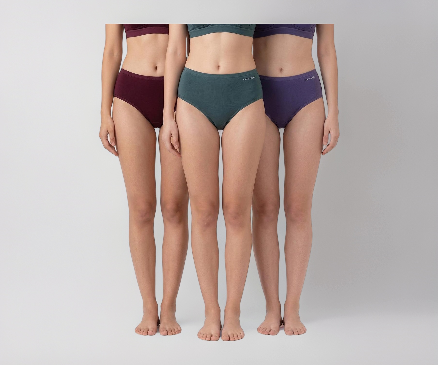 Van Heusen Antibacterial Cotton Hipster Panty (Pack of 3) (Colors and Prints may vary)
