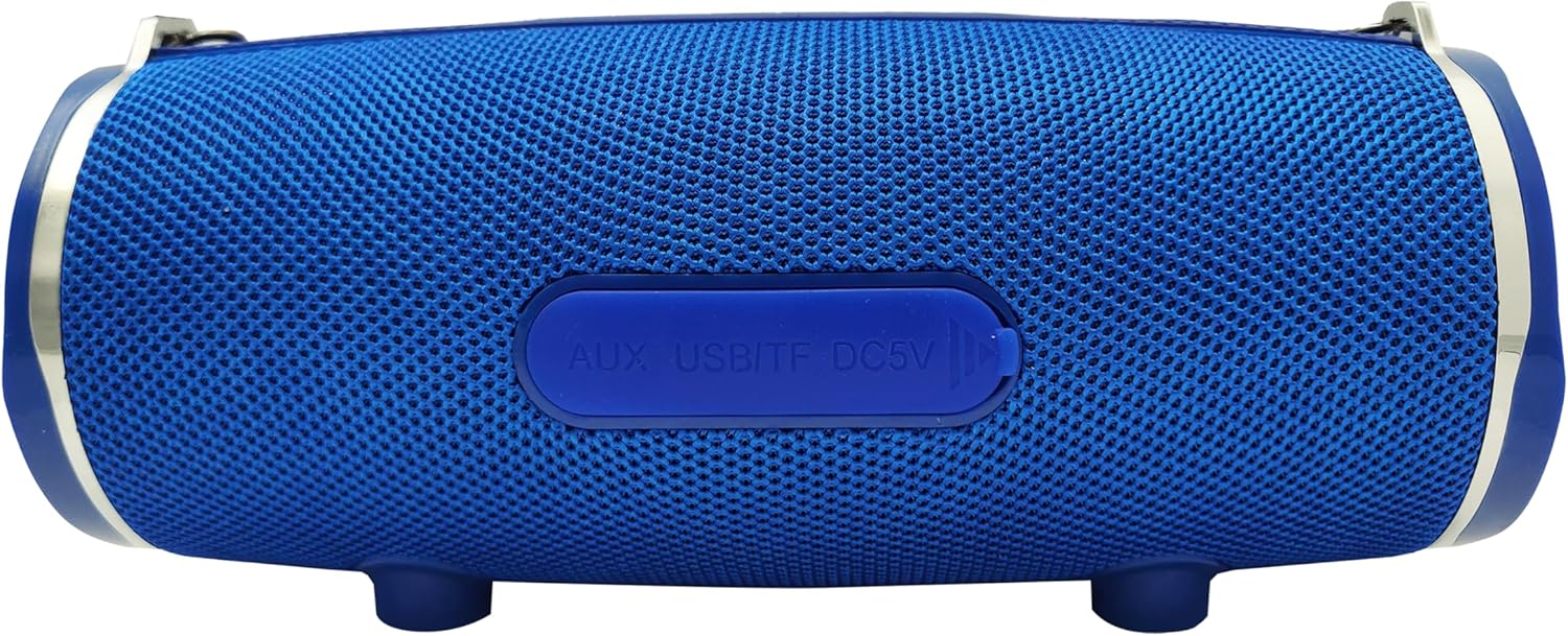 Supersonic SC-2322BT Portable Bluetooth Wireless Speaker rear view with port cover