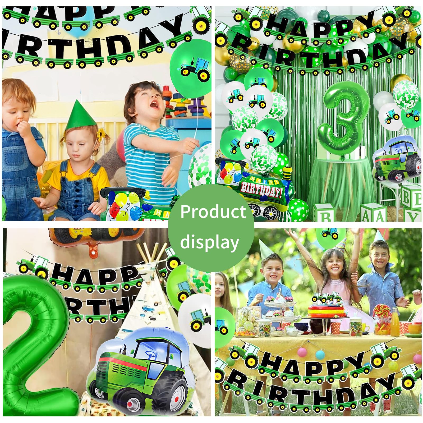 Trattore Tema Compleanno Backdrop Ragazzi Fattoria Felice 1 2 3 4 5 6 Anni Compleanno Backdrop Decorazione Bambini Decorazioni Festa di Compleanno Photo Booth Props