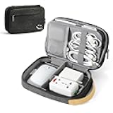 Travelkin Cord Organizer Travel, Electronic Organizer Travel Case, Cable Organizer Bag For Cords,Chargers Phone, Sd Card,Usbs (Black)