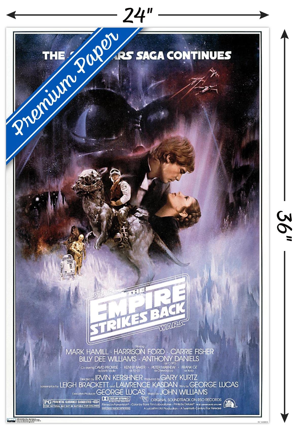 Amazon.com: 24X36 Star Wars: Saga - The Saga Continues Wall Poster