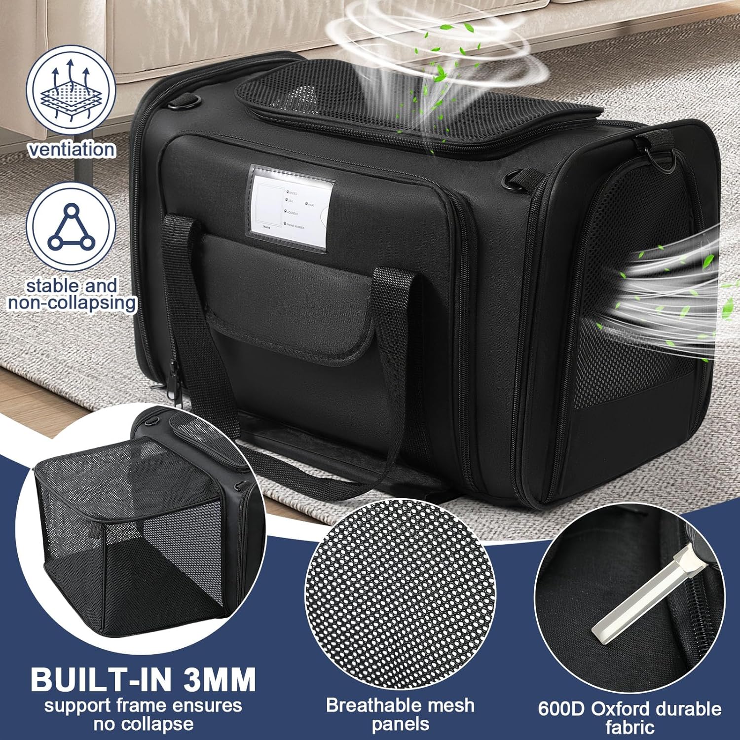Travel in Comfort: Review of the Airline Approved Soft Pet Carrier for Small Pets