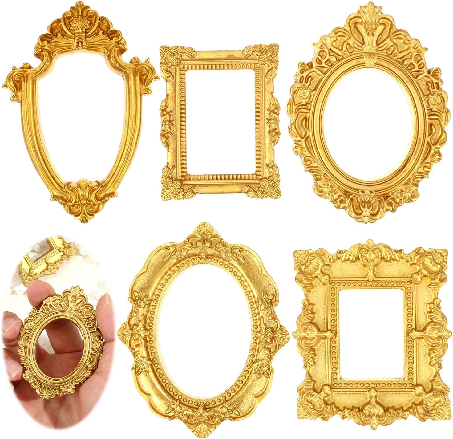 Small Photo Frame Amazon.com - Sibba 5Pcs Vintage Mini Picture Frames, Small Antique ...