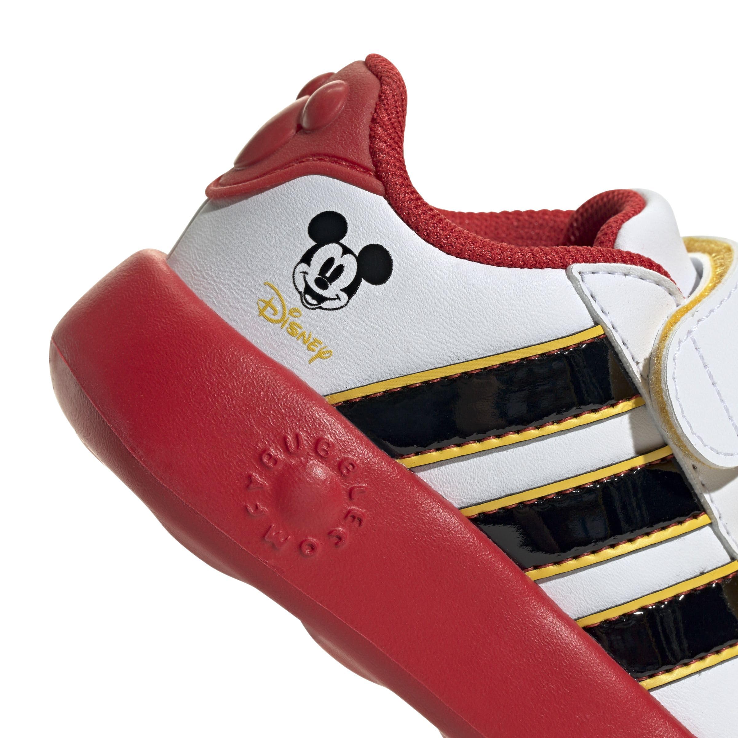 adidas Unisex bebé Disney Mickey Mouse Grand Court Shoes Infants, FTWR White/Core Black/Bold Gold, 21 EU