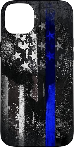 Miniatura 15 de Trump Police USA Flag Skull Thin Blue Line Support Case for iPhone 17
