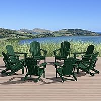 Vista 73 de WestinTrends Malibu - Juego de 2 sillas Adirondack plegables de polietileno para exteriores, color lima