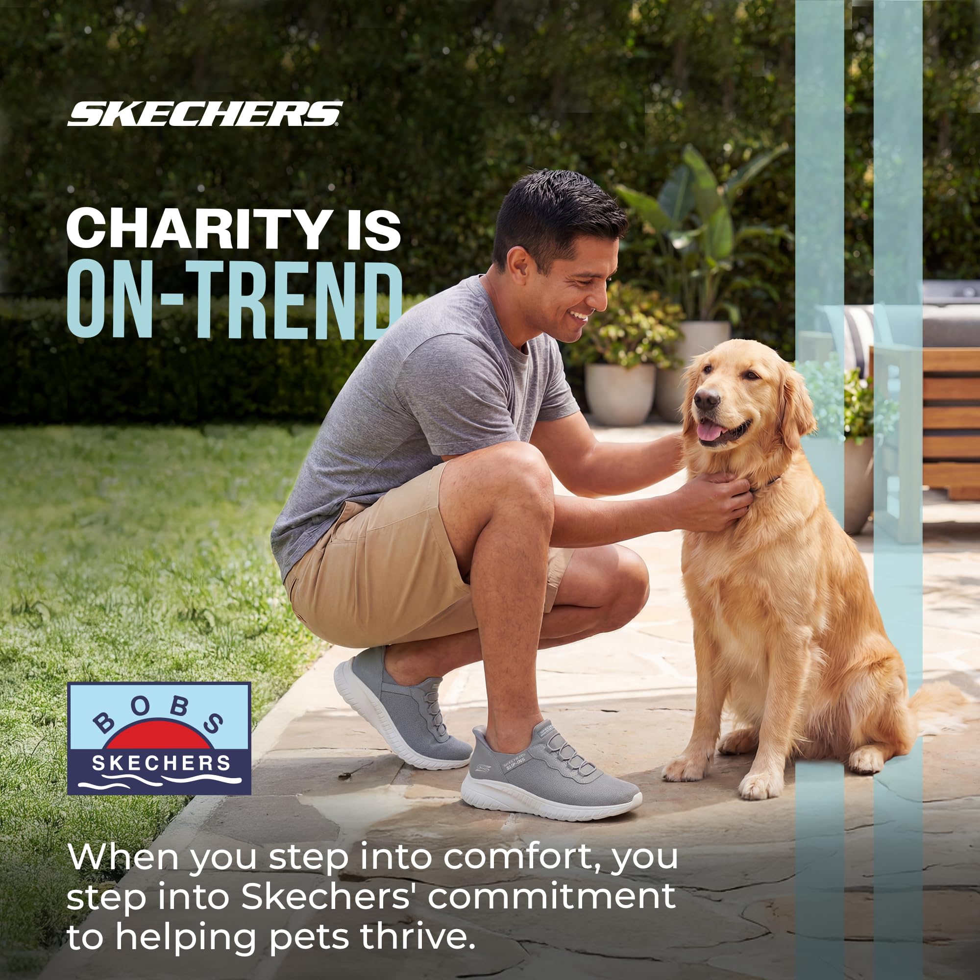 Skechers Mężczyźni Bobs Squad Chaos Daily HypeWsuwane