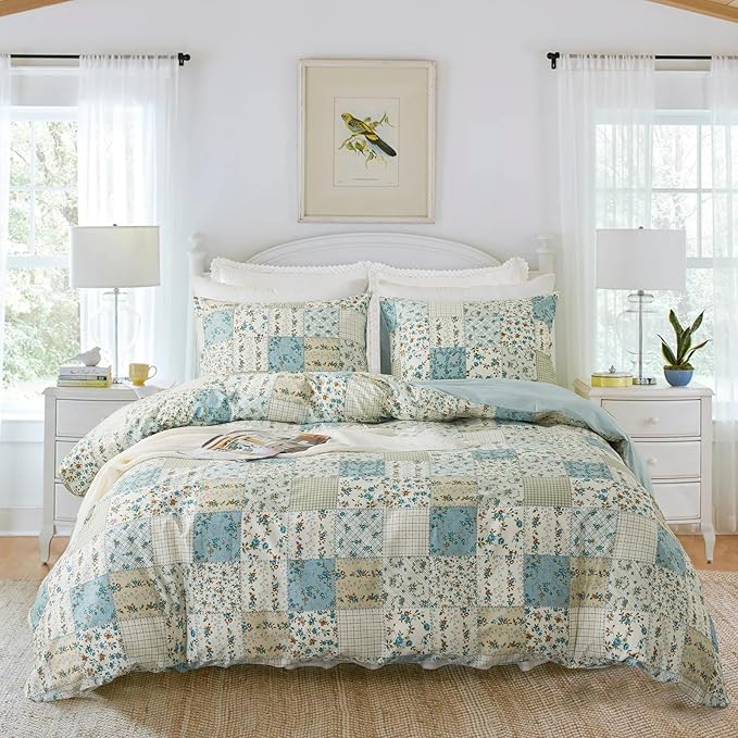 NEWLAKE Cotton Duvet Cover Queen Size