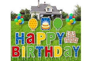 Cheerful Birthday Yard Signs for a Grand Outdoor Celebration