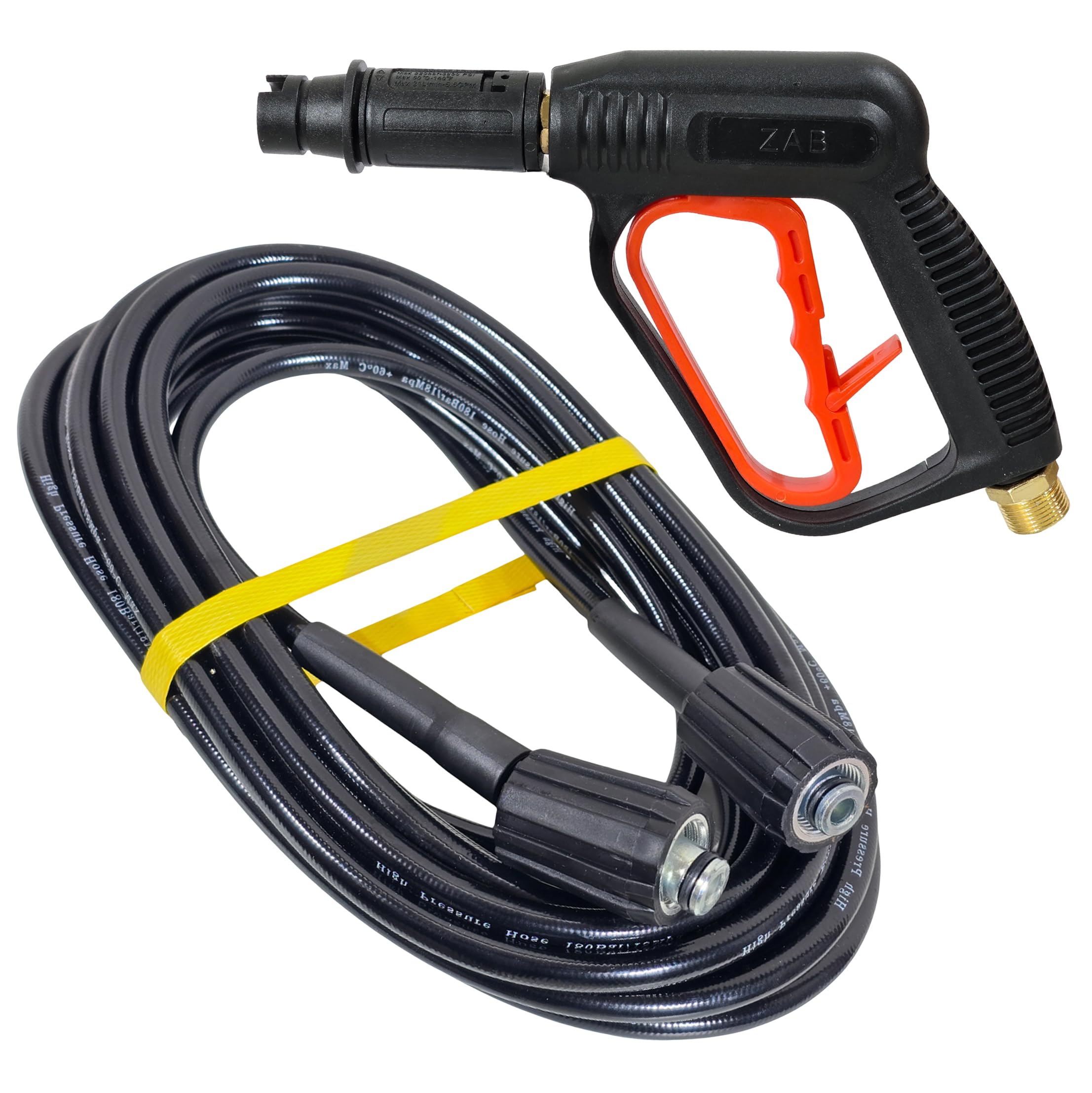 Digital Craft 8 Meter High Pressure Washer Hose Pipe with Adjustable Spray Gun – M22 Connector, Leak-Proof Design for Car & Bike Cleaning-image-39