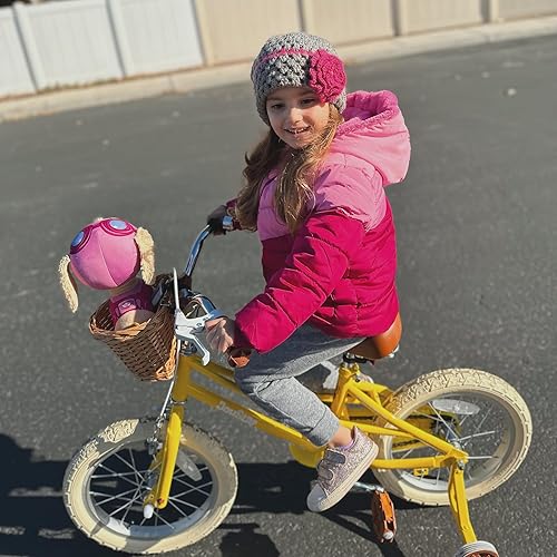 Miniatura 5 de JOYSTAR Bicicleta para niñas de 2 a 12 años, 12, 14, 16, 18 pulgadas, estilo retro, con ruedas de entrenamiento, bicicleta para niños de 20 pulgadas