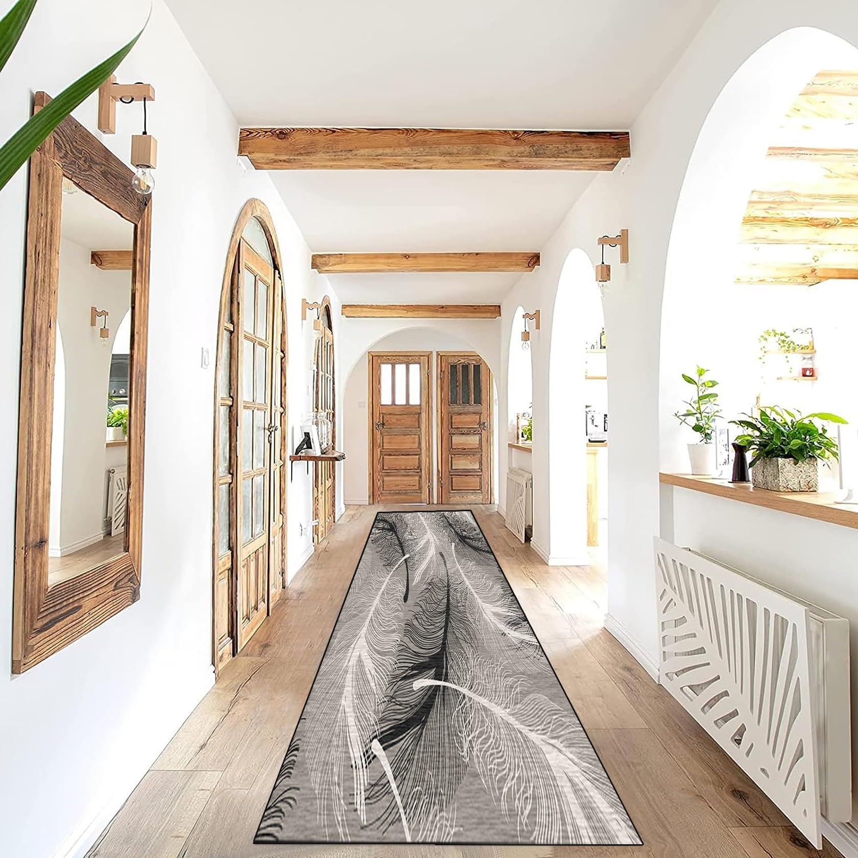 Vloer Tapijt Runner 40 x 170 cm Gemakkelijk Schoon te Maken, Antislip keukenloper keukenmat Verkrijgbaar in Vele Kleuren en Maten voor keuken