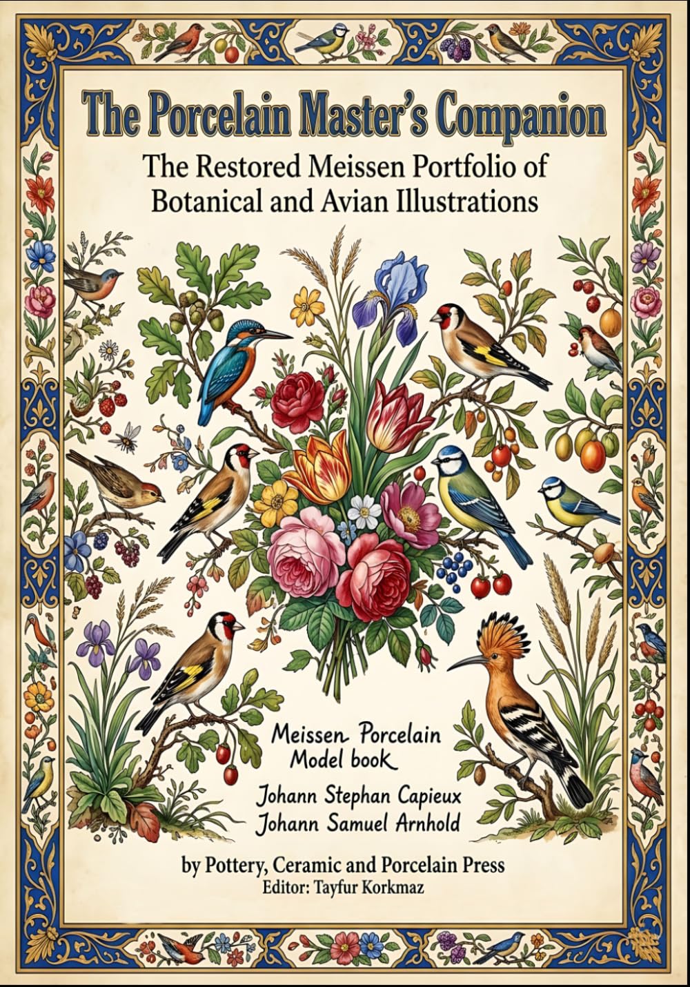 The Porcelain Master’s Companion: The Restored Meissen Portfolio of Botanical and Avian Illustrations (Gallery of Books on Antique Porcelain)
