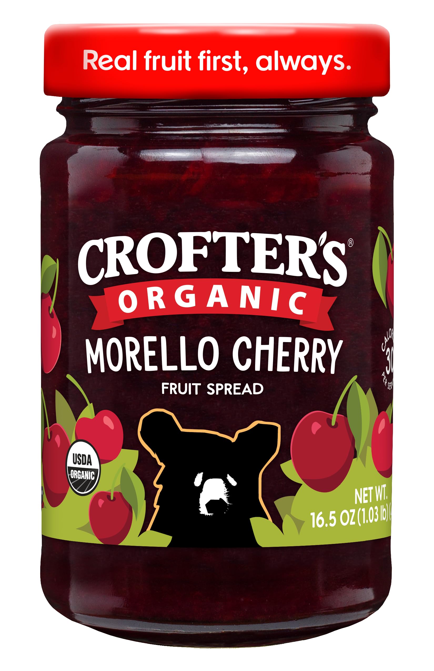 Organic Family Size Premium Morello Cherry Spread