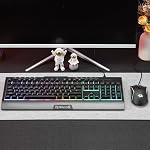 Redragon S151 Clavier jeu & La souris Combo, 104 Clés K525 Fils RGB Clavier et 10000 DPI Fils M616 Gaming Mouse Bundle