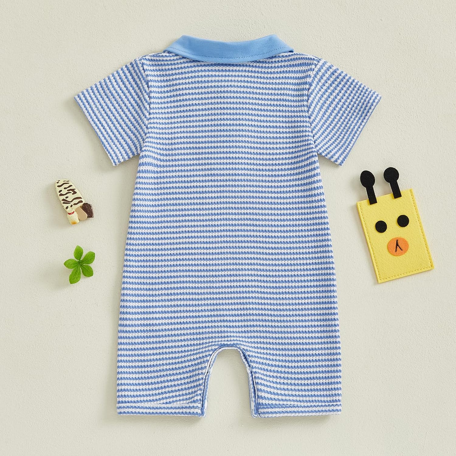 Infant Baby Boys Summer Wallfe Romper Striped Jumpsuit Toddler Newborn Boy Bodysuit Playsuit 6 12 18 24 Months - Image 5