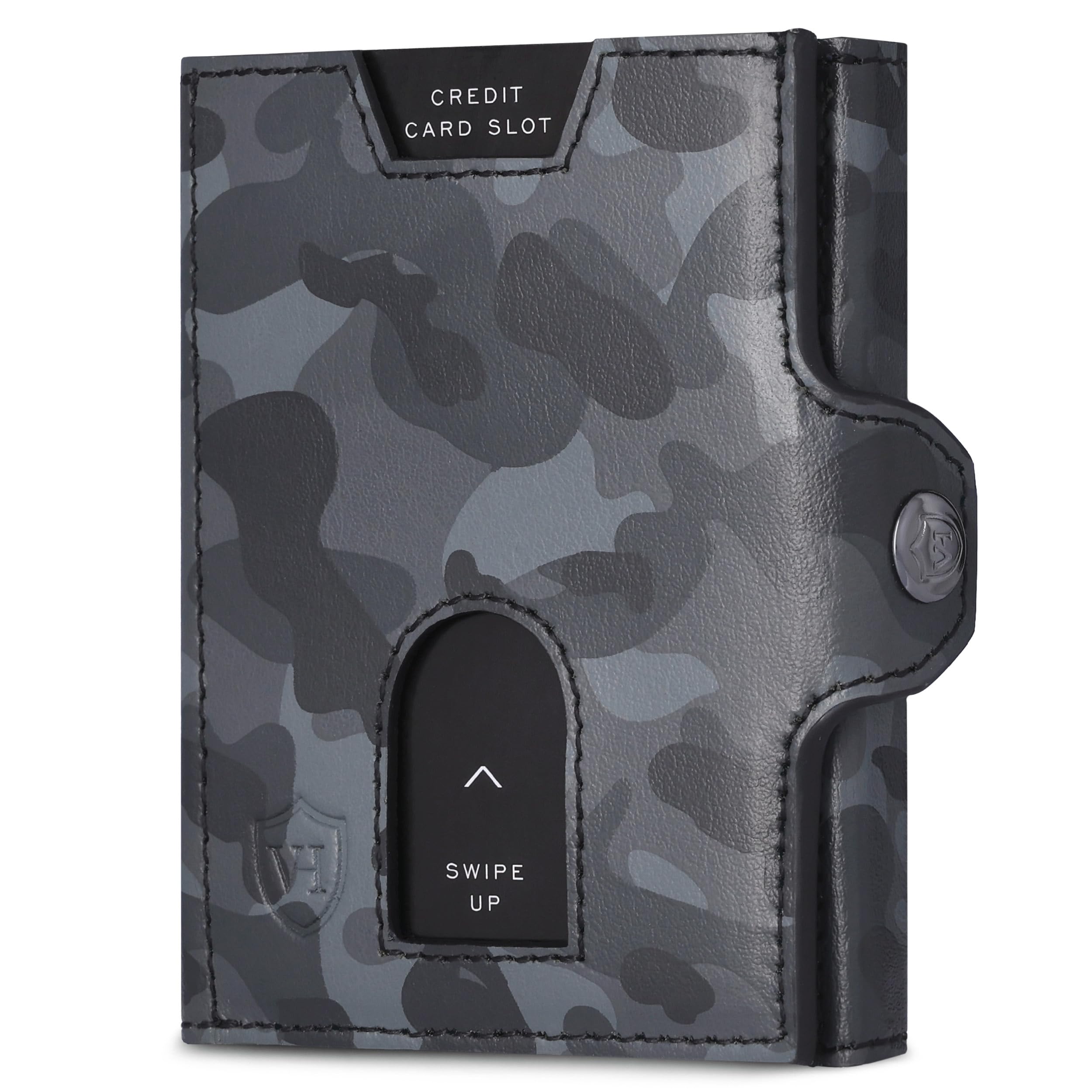 VON HEESEN Slim Wallet mit RFID-Schutz - Mini Geldbörse Herren & Damen klein - Kreditkartenetui Kartenetui - Geldbeutel Portmonee Portemonnaie klein