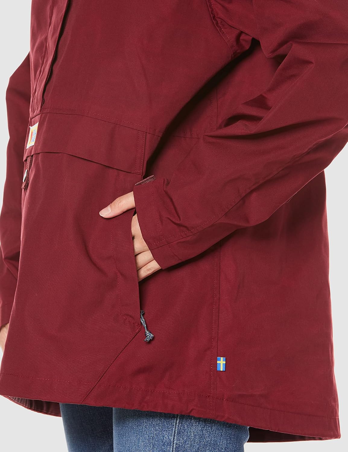 Fjallraven F87009347M Vardag Anorak W Bordeaux Red M