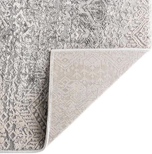 Miniatura 8 de Rugs.com Alfombra de la colección Finsbury, alfombra mediana gris de 9 x 12 pies, perfecta para salas de estar, comedores grandes, planos abiertos