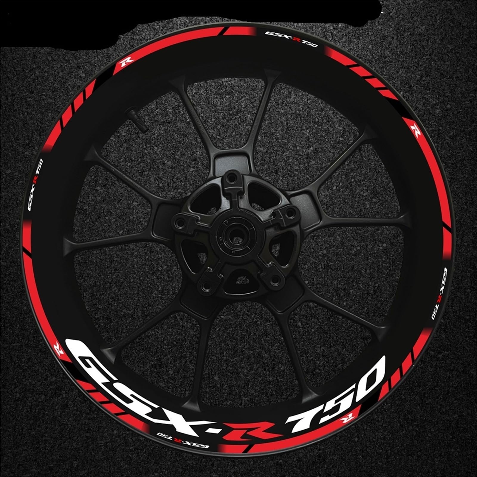 17 Zoll Räder Auf Motorrädern Aufkleber Dekorative Felgen Komplettset Für S&uzuki GSX-R750 Gsxr 750r(Set Meal 2)