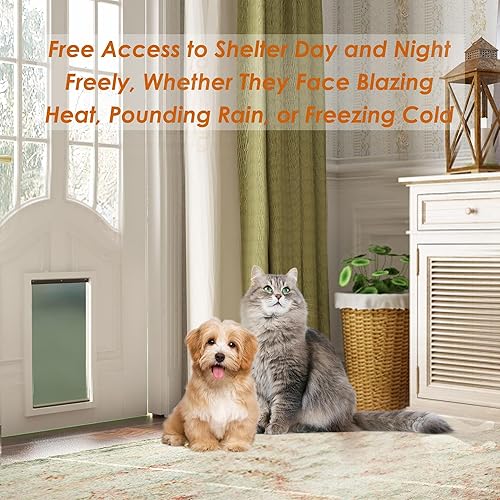 Miniatura 5 de MIAOTONG Solapas de repuesto para puerta de perro con tornillo, solapas de repuesto para puertas pequeñas compatibles con PetSafe Freedom