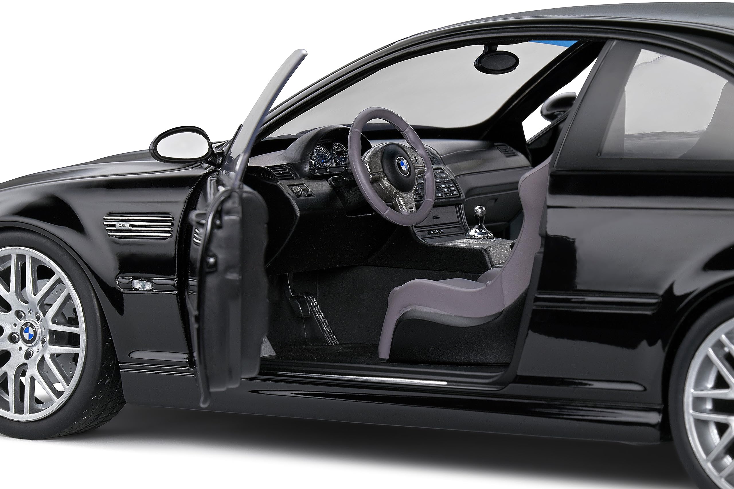 Solido Modellauto Maßstab 1:18 BMW E46 CSL schwarz